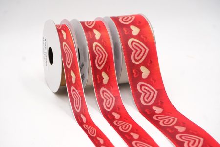 Beeindruckende Valentinstagsherzen Jacquardband_AI-KN